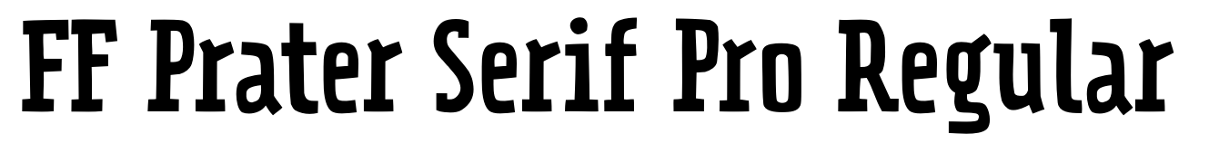 FF Prater Serif Pro Regular